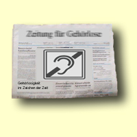 Zeitungen für Gehörlose